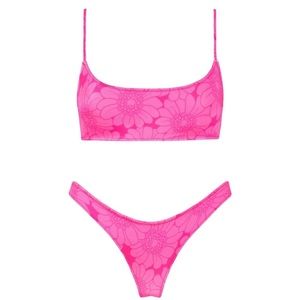 NWT Hot pink TRIANGL BIKINI